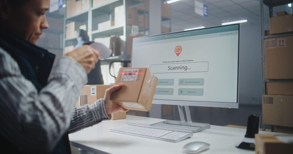 ClaimVMS dashboard showing Amazon SAFE-T claim workflow with AWB barcode scanning, packing video recording, product photo capture, packaging evidence, and automatic email claim submission