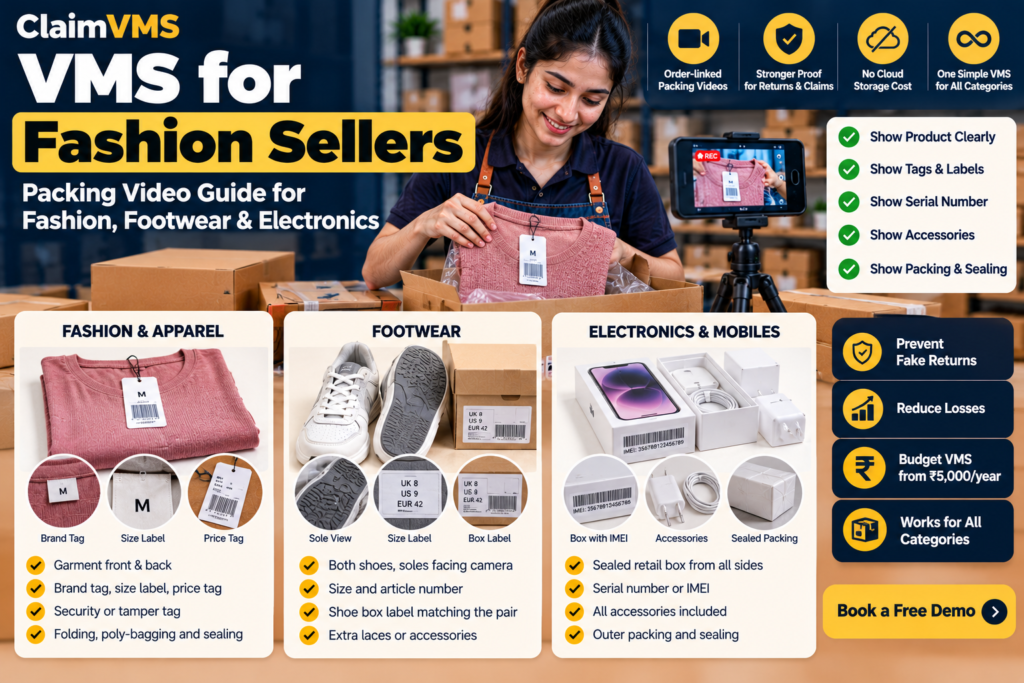 VMS Packing Guide for Sellers
