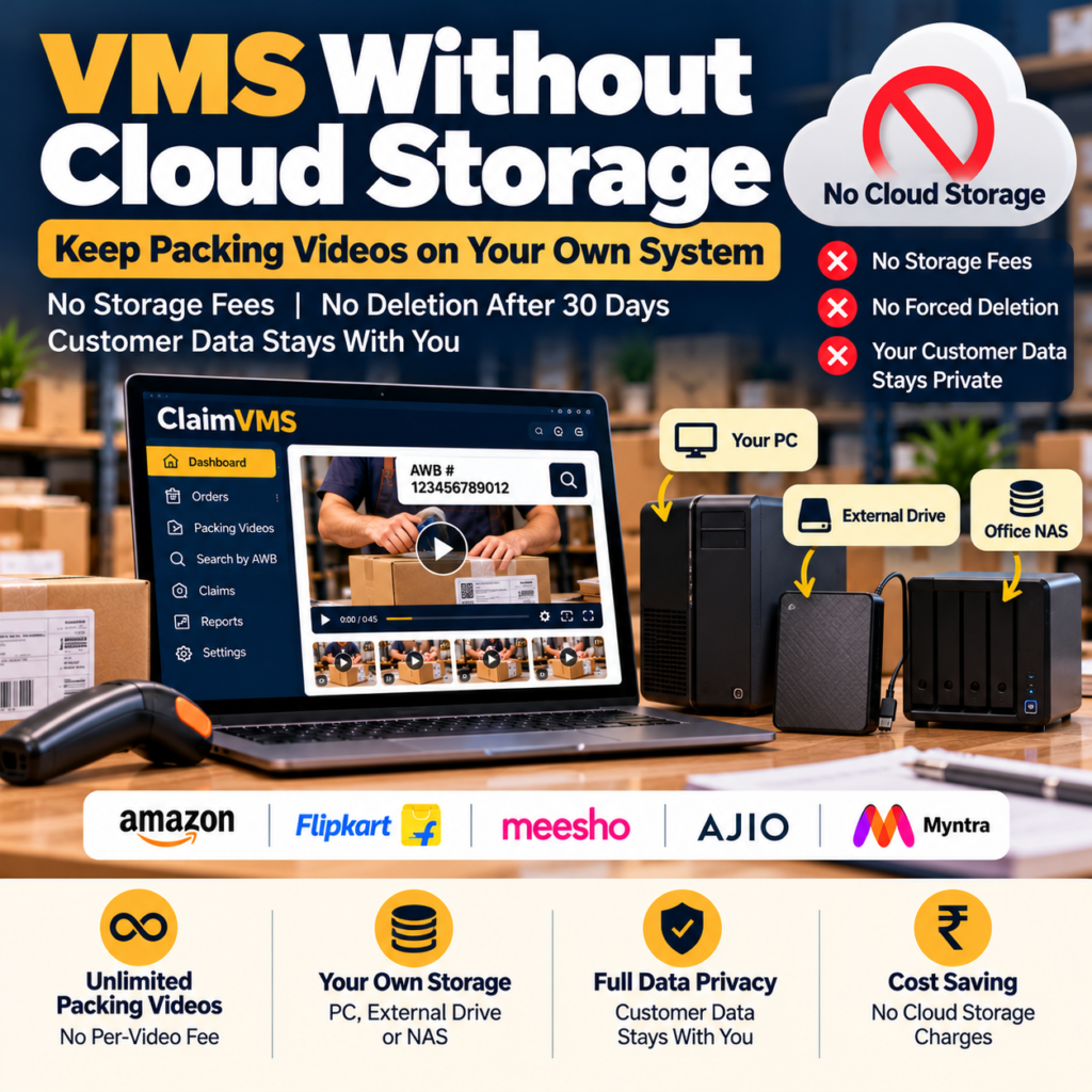 VMS without cloud storage